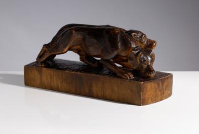 Zwei Jagdhunde - Pointer, H. Loidl, um 1920 - Kunst & Antiquitäten