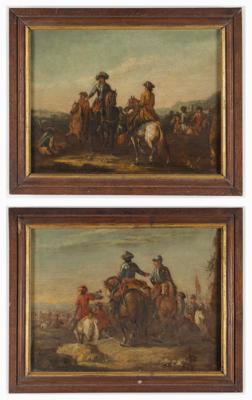 Österreichische Schule des 18. Jahrhunderts, 2 Bilder: - Paintings