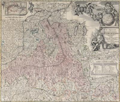 Landkarte von Salzburg, Matthäus Seutter (1678-1757), um 1730) - Arte e antiquariato