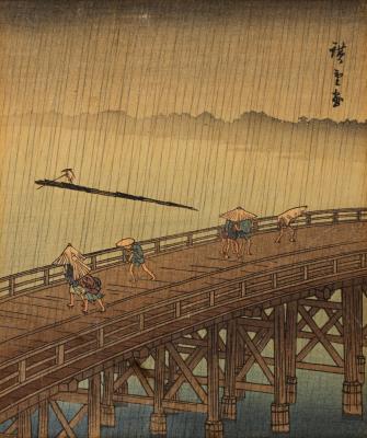 Nach/after Hiroshige Ando (Utagawa) - Bilder & Zeitgenössische Kunst