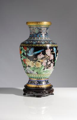 Cloisonne Vase, China, 2. Hälfte 20. Jahrhundert - Arte e antiquariato