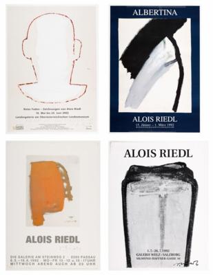Alois Riedl *, 4 Plakate: - Dipinti