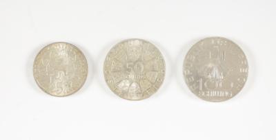 135 Stück Silbermünzen - Umění a starožitnosti