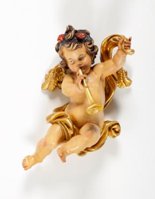 Fliegender Engel im Barockstil, Südtirol, um 2000 - Kunst & Antiquitäten