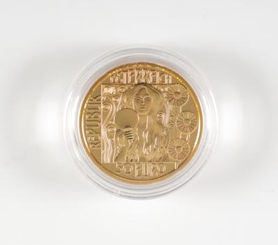Goldmünze 50 Euro, Klimt und seine Frauen, Judith II - Art & Antiques