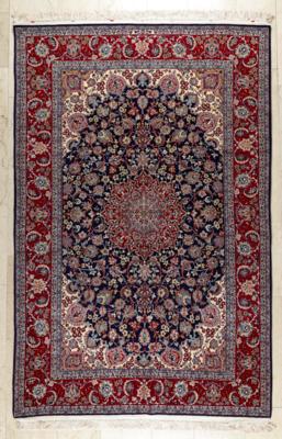 Isfahan Teppich, ca. 241 x 155 cm, Zentralpersien, Ende 20. Jahrhundert - Art & Antiques