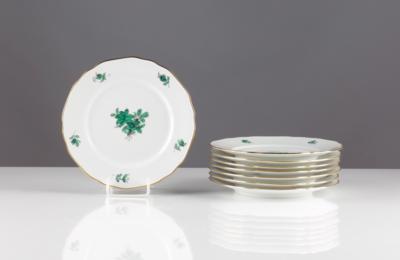 8 Dessertteller, Wiener Porzellanmanufaktur Augarten, 2. Hälfte 20. Jahrhundert - Art & Antiques