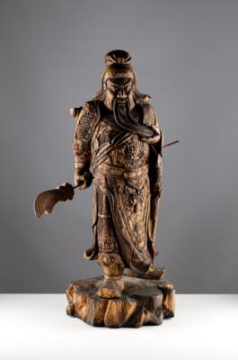 Chinesische Tugendfigur "Guan Yu" - Kunst & Antiquitäten