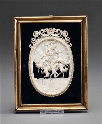 Relief, meisterliche Elfenbeinschnitzerei des 16./17. Jh. - Spring auction Linz