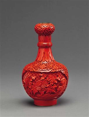 Schnitzlack-Vase - Spring auction