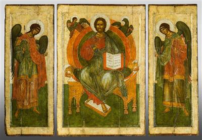 Russisches Ikonen-Triptychon des 17./18. Jh. - Podzimní aukce