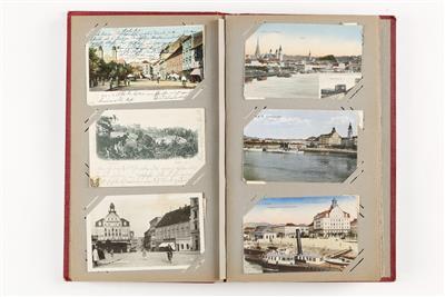2 Alben mit ca. 430 Post-, Ansichts- und Motivkarten - Herbstauktion in Linz