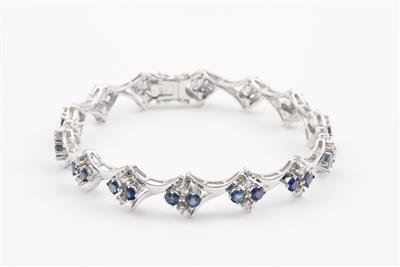 Saphir-Diamantarmband - Autumn auction