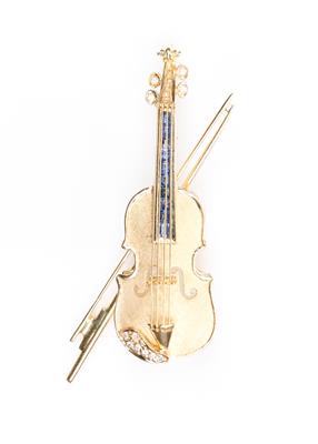 Anhänger "Geige" - Frühlingsauktion