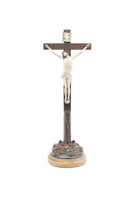 Tischkreuz mit Christuskorpus um 1900 - Asta di primavera