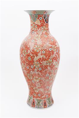 Famille rose-Vase China um 1900 - Umění a starožitnosti