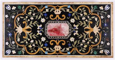 Pietra Dura-Tischplatte im Barockstil, Italien, wohl Florenz 20. Jahrhundert - Spring auction