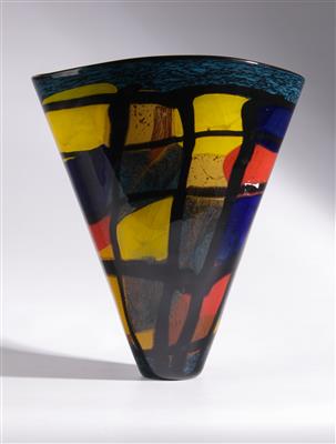Hohe Vase, wohl Murano um 1960 - Aukce podzim