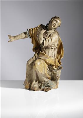 Assistenzfigur einer Trauergruppe, Österreichischer Kulturkreis, Ende 17. Jahrhundert - Spring Auction