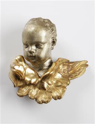 Barocker geflügelter Engelskopf, 18. Jahrhundert - Spring Auction