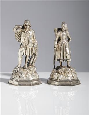 Fischer und Marktfrau, wohl Deutsch, 19. Jahrhundert - Spring Auction