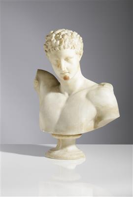 Hermes von Olympia, nach einem antiken Original, Ende 19. Jahrhundert - Frühlingsauktion
