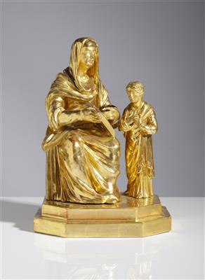 Hl. Anna lehrt der Hl. Maria das Lesen, 19. Jahrhundert - Asta di primavera
