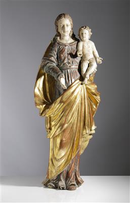 Mutter Gottes mit Christuskind, wohl Italien ausgehendes 18. Jahrhundert - Frühlingsauktion
