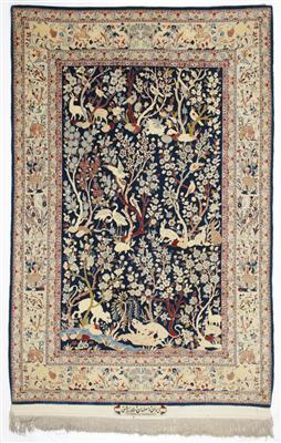 Isfahan "Ali Dardashti" Wandteppich, ca. 171 (185) x 113 cm, Zentralpersien (Iran), Mitte 20. Jahrhundert - Autumn auction