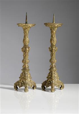 Paar Altarleuchter, 19. Jahrhundert - Herbstauktion