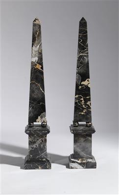 Paar dekorative italienische Obelisken - Asta di autunno