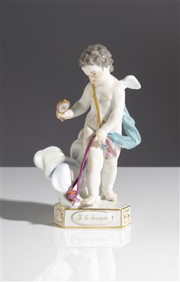 Devisenkind "Je le dompte", Entwurf Michel Victor Acier (1736-1799) um 1775, Porzellanmanufaktur Meissen, 2006 - Asta di primavera
