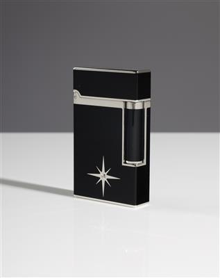 Gasfeuerzeug "Solitaire Diamond Lighter", Limited Edition, S. T. Dupont, Paris - Spring Auction