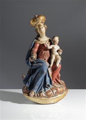 Maria Immaculata mit Christuskind, wohl süddeutsch, 18. Jahrhundert - Jarní aukce
