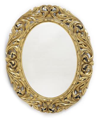 Ovaler Spiegelrahmen im Florentiner Stil, 20. Jahrhundert - Frühlingsauktion