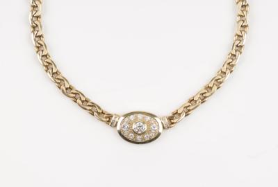 Brillant Diamantcollier, zus. ca. 3,80 ct - Spring auction