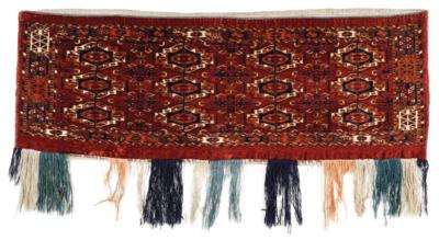 Antiker Tekke Torba, ca. 39 (58) x 115 cm, Turkmenistan, um 1880 - Herbstauktion