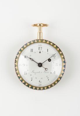 Französische Spindeltaschenuhr mit Stundenrepetition - Spring auction