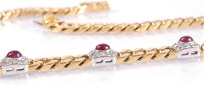 Diamantcollier zus. ca. 0,45 ct - Arte, antiquariato e gioielli