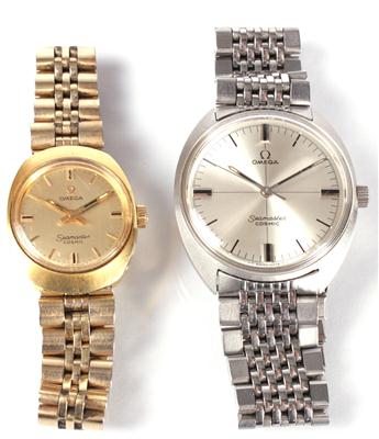 2 OMEGA Seamaster Cosmic - Antiques, art and jewellery