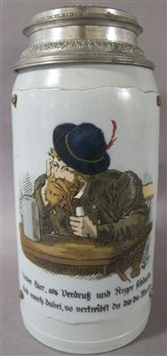 Bierkrug, Villeroy  &  Boch um 1900 - Kunst, Antiquitäten und Schmuck