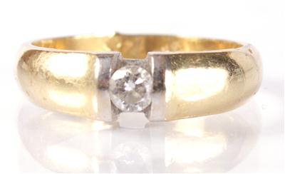 Brillantring ca. 0,15 ct, - Antiques, art and jewellery