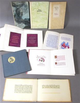 8 handgeschriebene Gedichtbüchlein von Otto Schmieder - Kunst, Antiquitäten und Schmuck