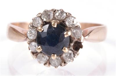 Diamantdamenring zus. ca. 0,35 ct - Antiques, art and jewellery