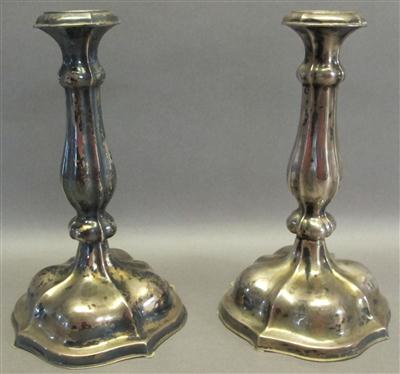 Paar Kerzenständer im Biedermeierstil - Antiques, art and jewellery