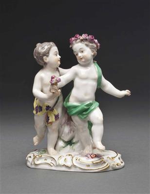 Amorettengruppe, Meissen, 19. Jhdt. - Antiques, art and jewellery