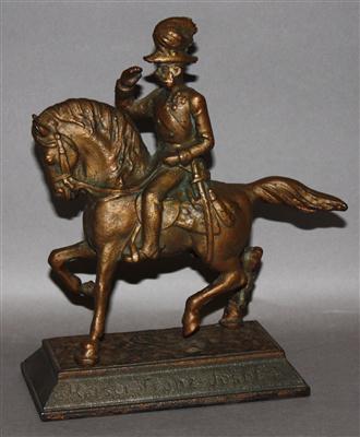 Statuette: "Kaiser Franz Josef I. zu Pferd" - Arte, antiquariato e gioielli