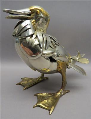 Tierfigur "Ente", 2. Hälfte 20. Jhdt. - Arte, antiquariato e gioielli