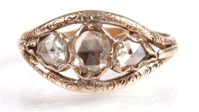 Diamantrautenring - Antiques, art and jewellery