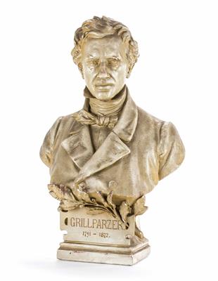 Monumentale Büste von Franz Grillparzer (Wien 1791 -1872) um 1900 - Arte, antiquariato e gioielli